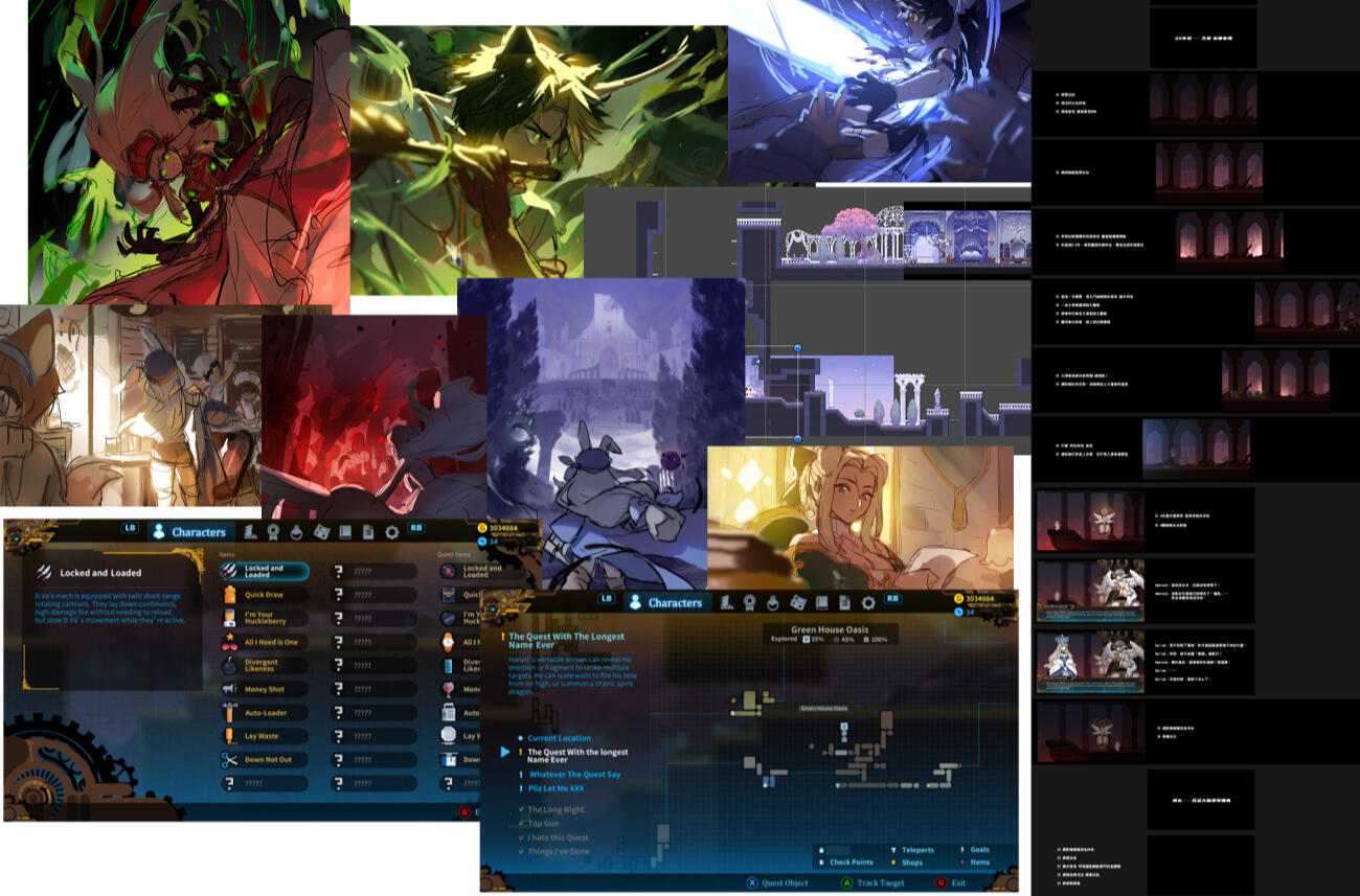 Various storyboards/UI
